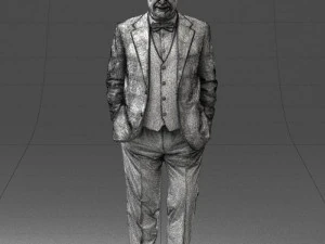 man in jacket 0289 3D Model