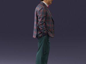 man in jacket 0289 3d print ready 3D Принт Модель