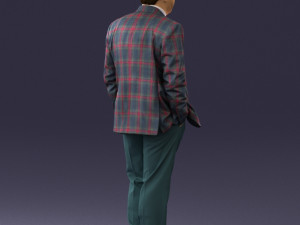 man in jacket 0289 3d print ready 3D Принт Модель