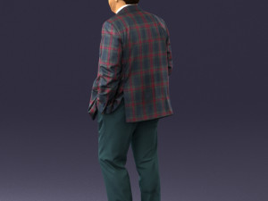 man in jacket 0289 3d print ready 3D Принт Модель