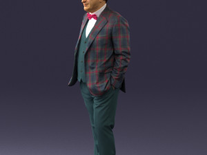 man in jacket 0289 3d print ready 3D Принт Модель
