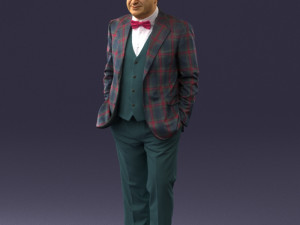 man in jacket 0289 3d print ready 3D Принт Модель