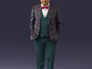 man in jacket 0289 3d print ready 3D Принт Модель