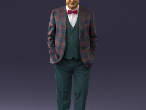man in jacket 0289 3d print ready 3D Принт Модель