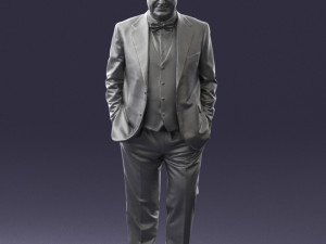 man in jacket 0289 3d print ready 3D Принт Модель