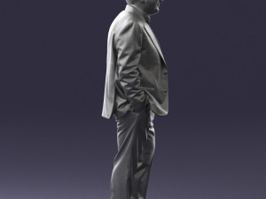 man in jacket 0289 3d print ready 3D Принт Модель