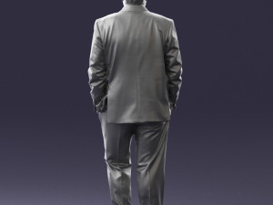 man in jacket 0289 3d print ready 3D Принт Модель