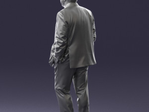 man in jacket 0289 3d print ready 3D Принт Модель