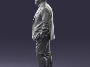 man in jacket 0289 3d print ready 3D Принт Модель