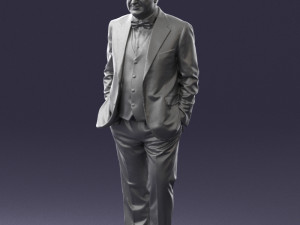 man in jacket 0289 3d print ready 3D Принт Модель