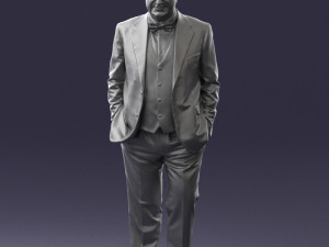 man in jacket 0289 3d print ready 3D Принт Модель