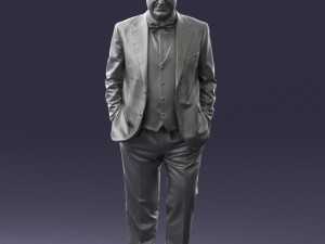 man in jacket 0289 3d print ready 3D Принт Модель