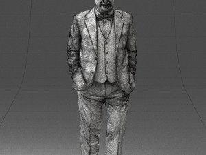 man in jacket 0289 3d print ready 3D Принт Модель