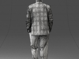 man in jacket 0289 3d print ready 3D Принт Модель