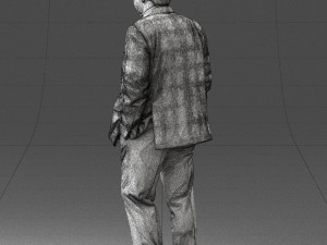 man in jacket 0289 3d print ready 3D Принт Модель