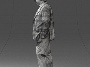 man in jacket 0289 3d print ready 3D Принт Модель