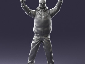 man skiing 0283 3d print ready 3D-Druckmodell