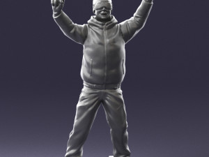 man skiing 0283 3d print ready 3D-Druckmodell