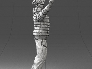 man skiing 0283 3d print ready 3D-Druckmodell
