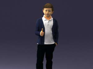 boy in pose 0241 3D 模型