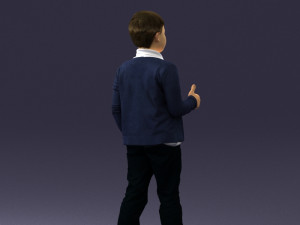 boy in pose 0241 3D Model