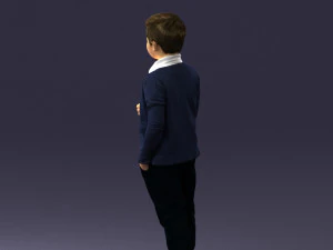 boy in pose 0241 3D Model