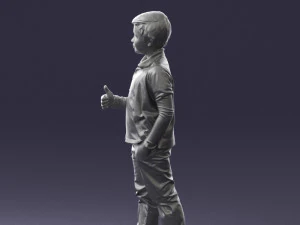 boy in pose 0241 3D Model