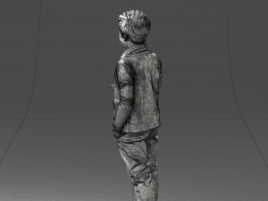boy in pose 0241 3D Model
