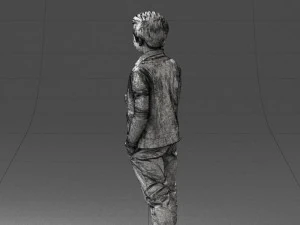 boy in pose 0241 3D Model