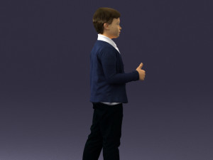 boy in pose 0241 3d print ready 3D 프린트 모델
