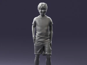 boy in pose 0243 3D Model