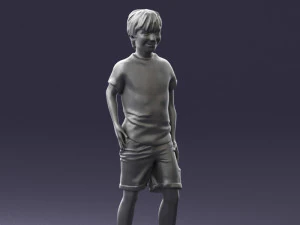 boy in pose 0243 3D Model