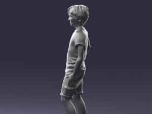 boy in pose 0243 3D Model