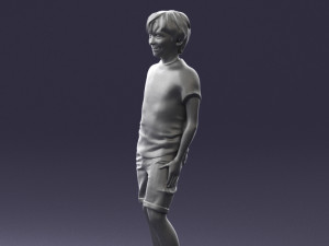 boy in pose 0243 3D Model