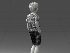boy in pose 0243 3D Model