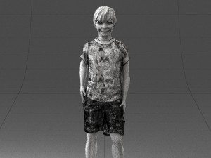 boy in pose 0243 3D Model