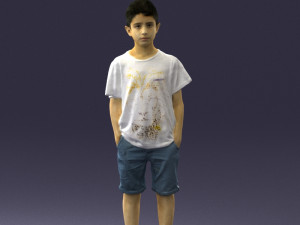 boy in pose 0250 3D Model