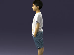 boy in pose 0250 3D Model