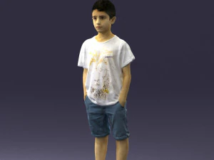 boy in pose 0250 3D Model