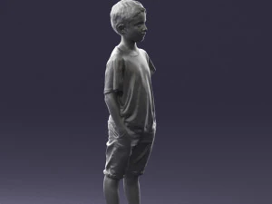 boy in pose 0250 3D Model