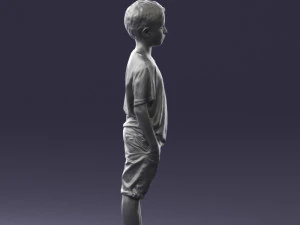 boy in pose 0250 3D Model