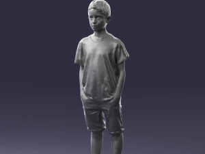 boy in pose 0250 3D Model