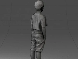 boy in pose 0250 3D Model