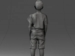 boy in pose 0250 3D Model