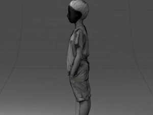 boy in pose 0250 3D Model