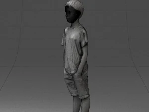 boy in pose 0250 3D Model