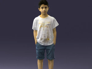 boy in pose 0250 3d print ready 3D Print Model