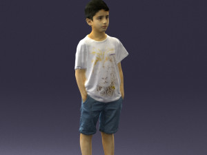 boy in pose 0250 3d print ready 3D Print Model