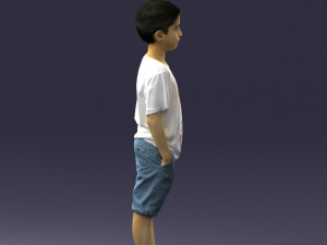 boy in pose 0250 3d print ready 3D Print Model