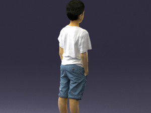 boy in pose 0250 3d print ready 3D Print Model
